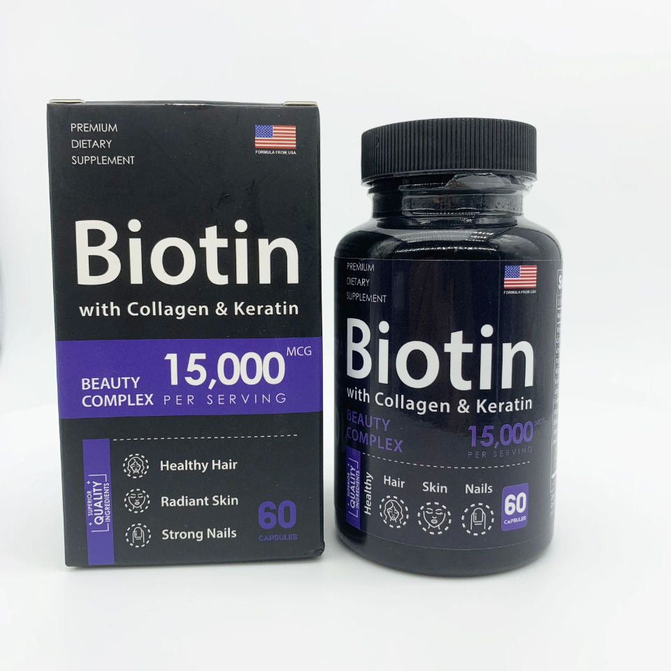 Biotin with Collagen and Keratin